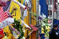 Ground Zero, American flags